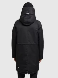 Khujo Wintermantels Winterjas Tuck Heren Zwart -Aanbiedingen Khujo Winkel f507eb42c658b918d76fa012e06ab65b