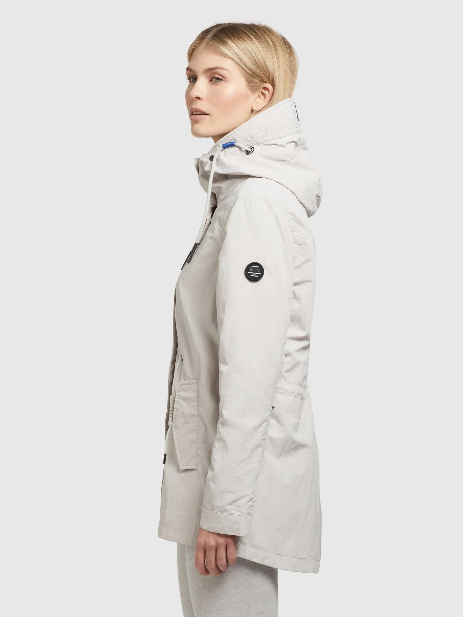 Khujo Tussenjassen Tussenjas CAIMA Dames Lichtgrijs 5 Khujo Tussenjassen Tussenjas CAIMA Dames Lichtgrijs - Afbeelding 5