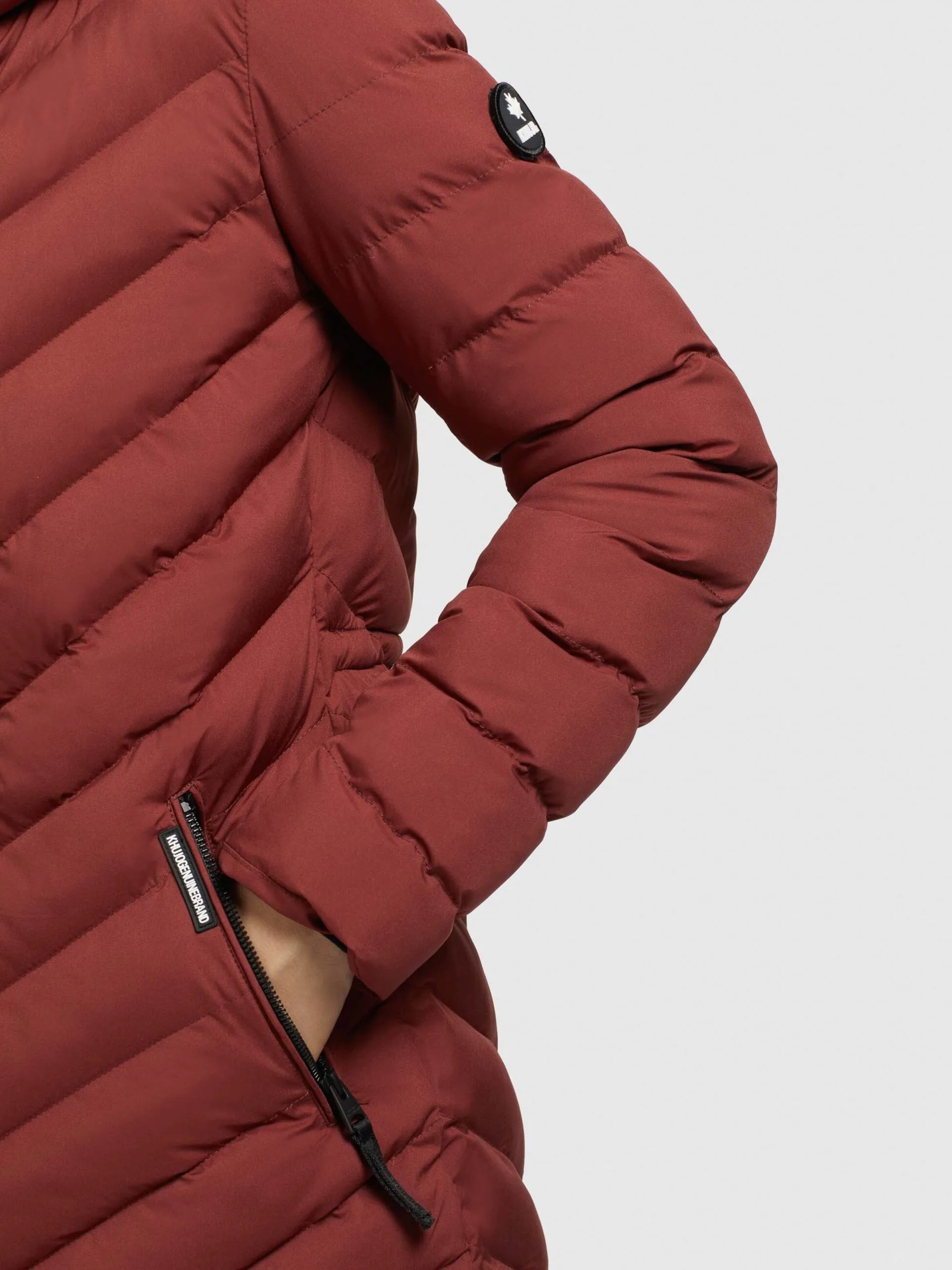 Khujo Tussenjassen Tussenjas Noomi Dames Roestrood 8 Khujo Tussenjassen Tussenjas Noomi Dames Roestrood - Afbeelding 8