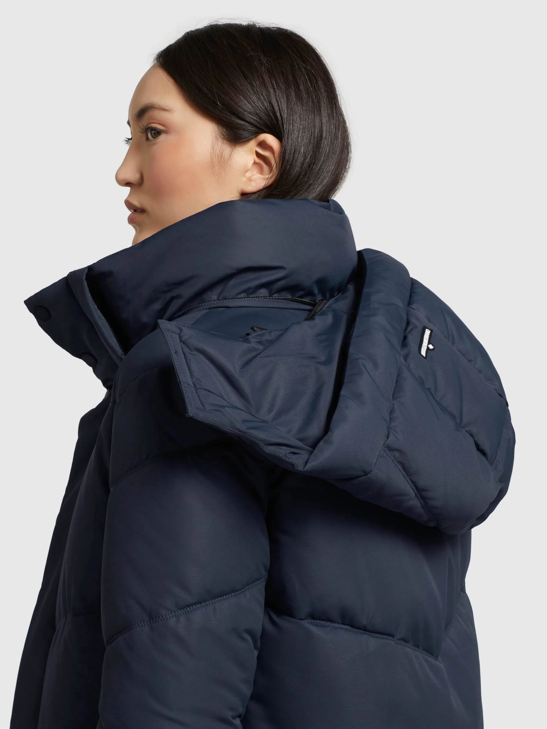 Khujo Wintermantels Wintermantel Torino 3 Dames Donkerblauw 8 Khujo Wintermantels Wintermantel Torino 3 Dames Donkerblauw - Afbeelding 8