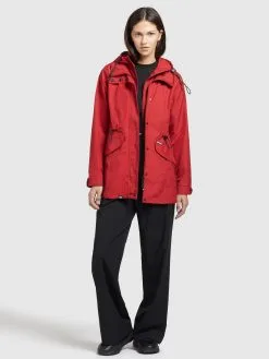 Khujo Parkas Tussenparka FELINA Dames Rood -Aanbiedingen Khujo Winkel fa946f692e98f8daa0a9caf6c18ee627