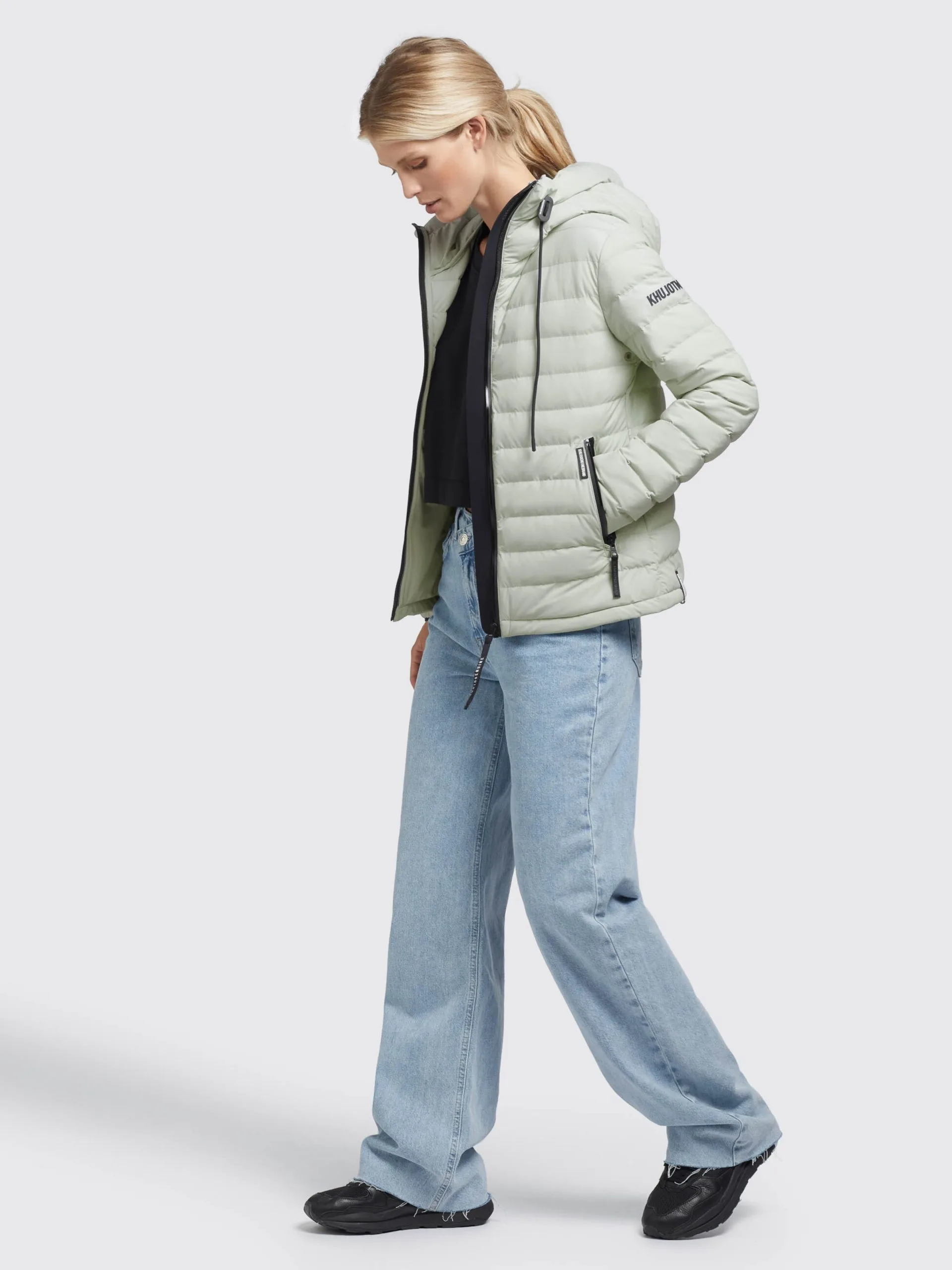 Khujo Tussenjassen Tussenjas LOVINA4 Dames Groen 6 Khujo Tussenjassen Tussenjas LOVINA4 Dames Groen - Afbeelding 6