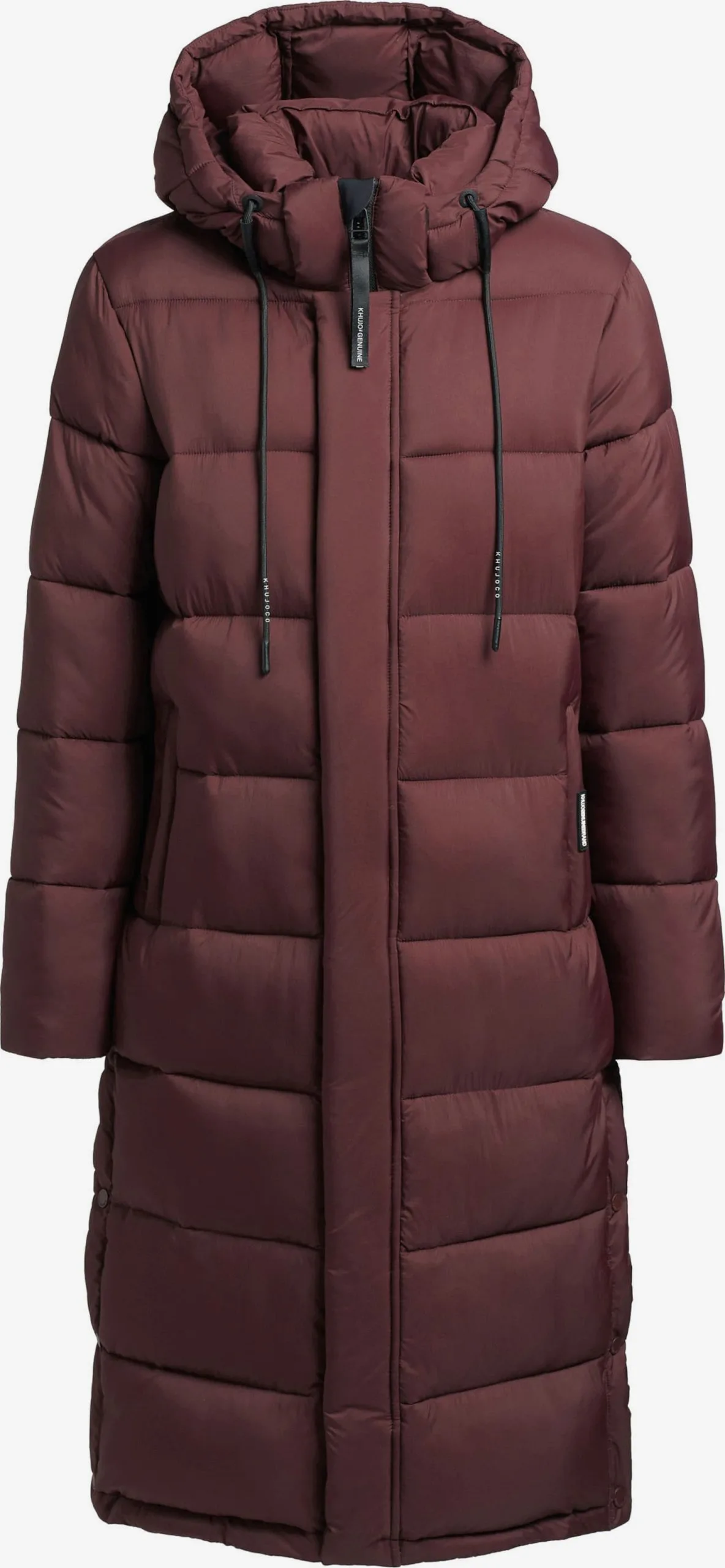 Khujo Wintermantels Wintermantel Julina Dames Donkerrood 1 Khujo Wintermantels Wintermantel Julina Dames Donkerrood