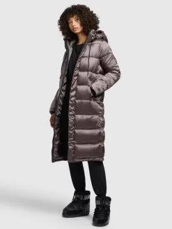 Khujo Wintermantels Wintermantel Julina Dames Taupe -Aanbiedingen Khujo Winkel fe0446afb6d3d4fc2b8e48a5e58e08d7