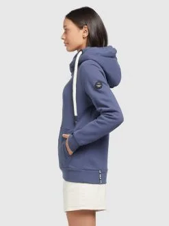 Khujo Hoodies Sweatshirt Rhabea Dames Blauw -Aanbiedingen Khujo Winkel fe0c7a3aba9256e0c1756f10d0cc139f