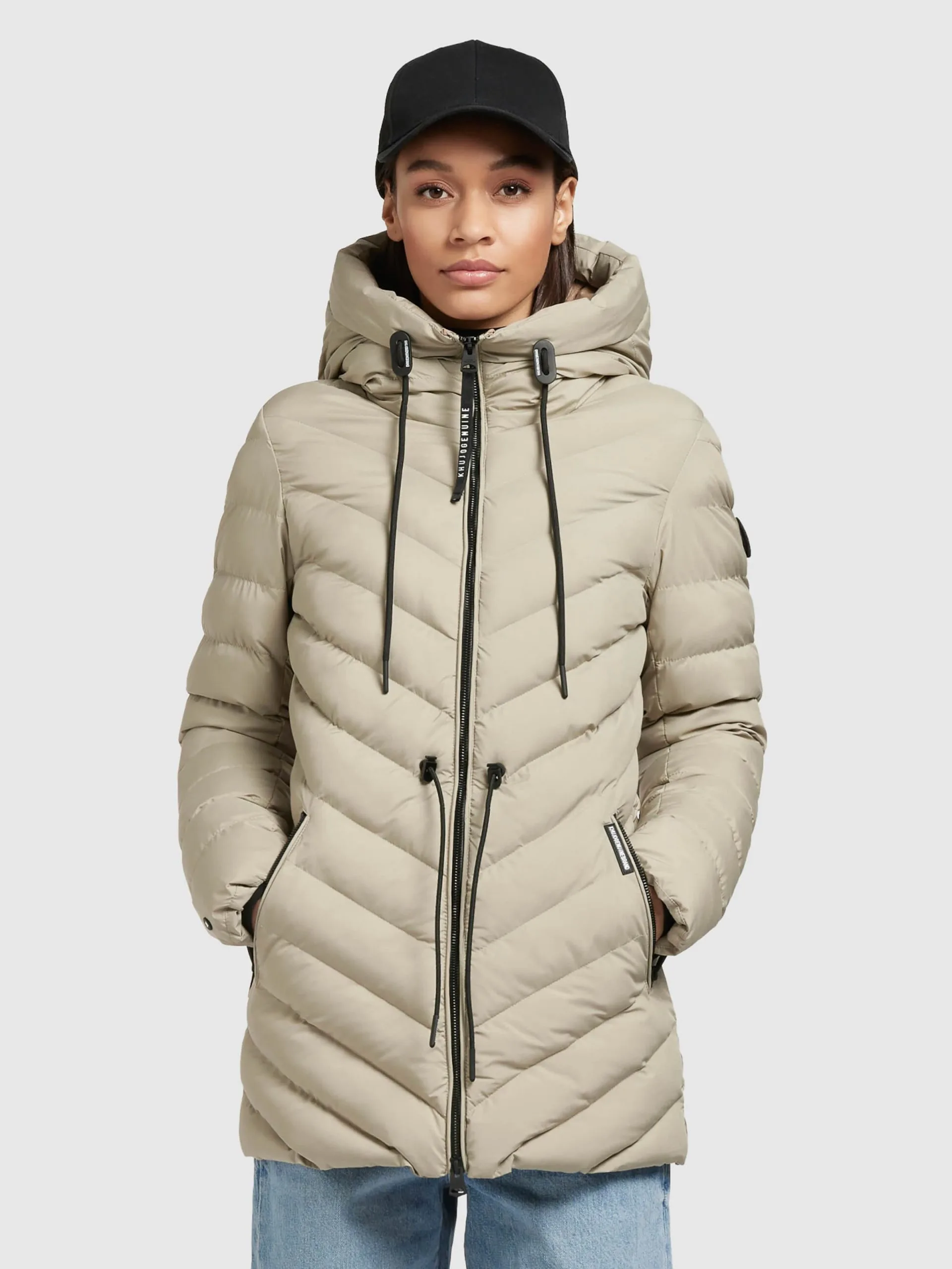 Khujo Tussenjassen Tussenjas Noomi Dames Pastelgroen 2 Khujo Tussenjassen Tussenjas Noomi Dames Pastelgroen - Afbeelding 2