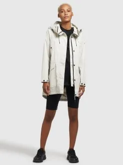 Khujo Tussenmantels Tussenmantel AIRA Dames Lichtgrijs -Aanbiedingen Khujo Winkel fe3e966c69927fe7742075c135af8217