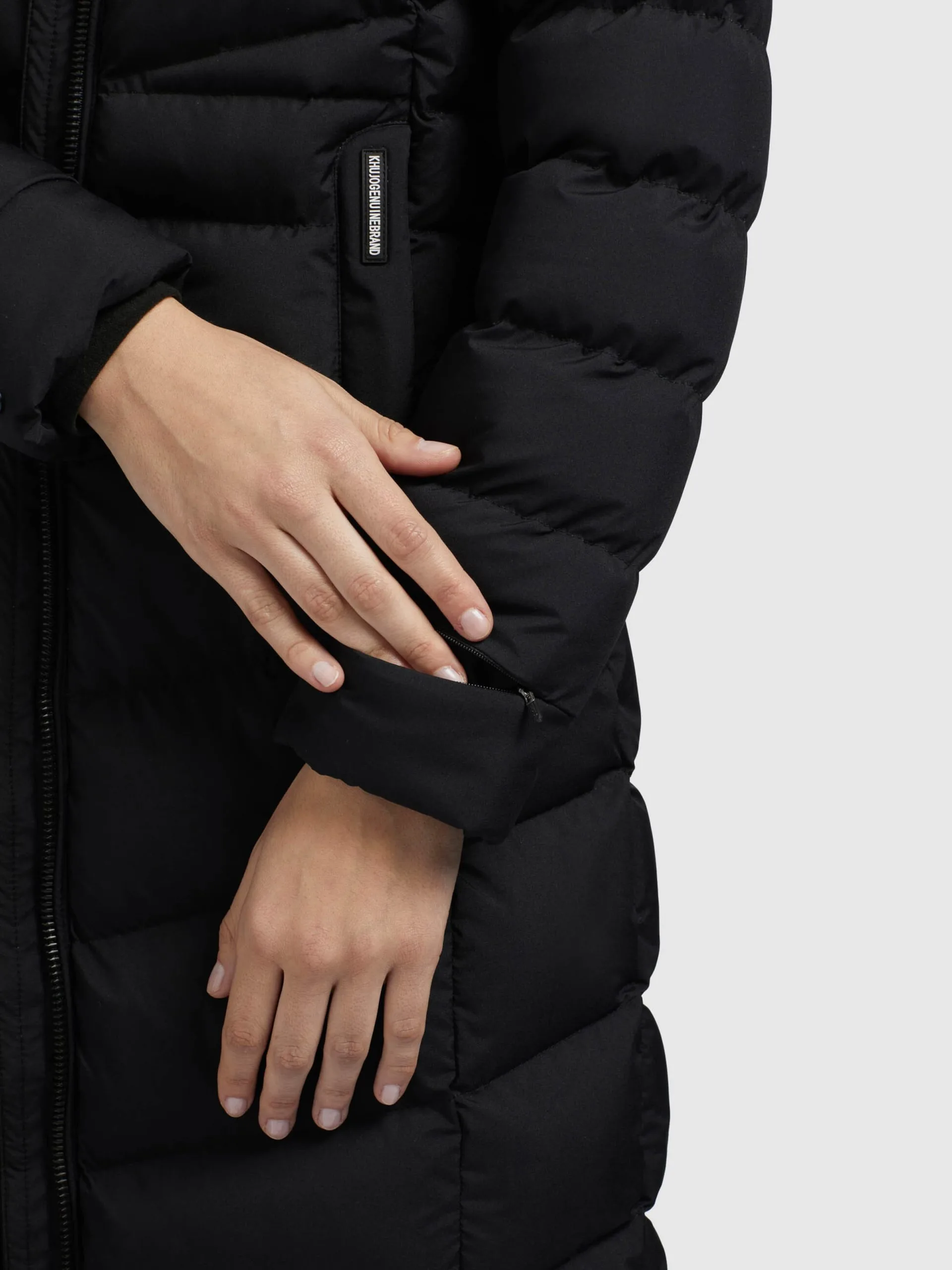 Khujo Wintermantels Wintermantel Ingram2 Dames Zwart 2 Khujo Wintermantels Wintermantel Ingram2 Dames Zwart - Afbeelding 2